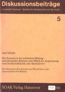 Diskussionsbeiträge, Axel Schulte