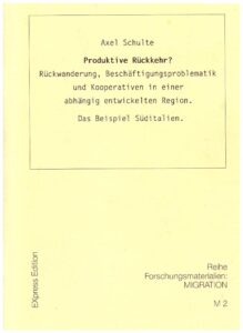 Axel Schulte, Produktive Rückkehr?
